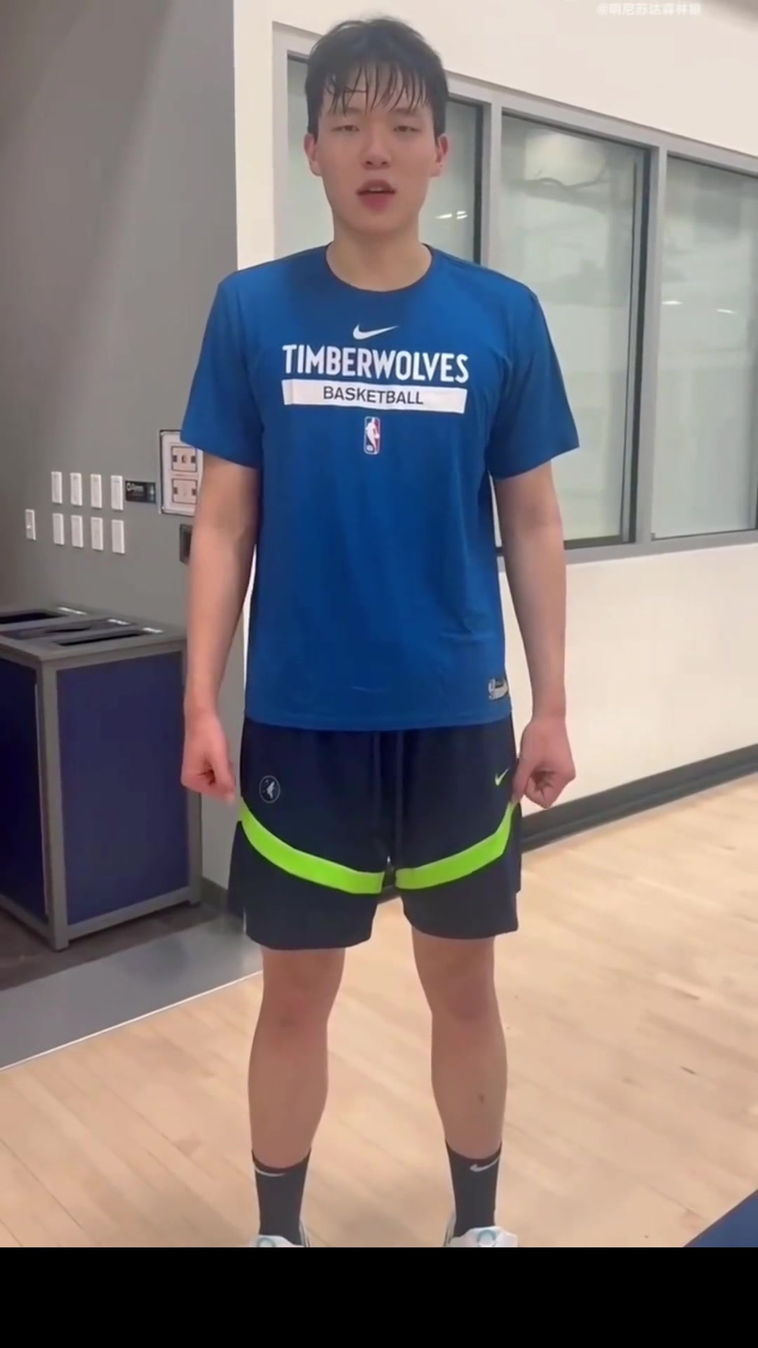 楊瀚森感謝森林狼給我這次實訓的機會 祝我自己好運