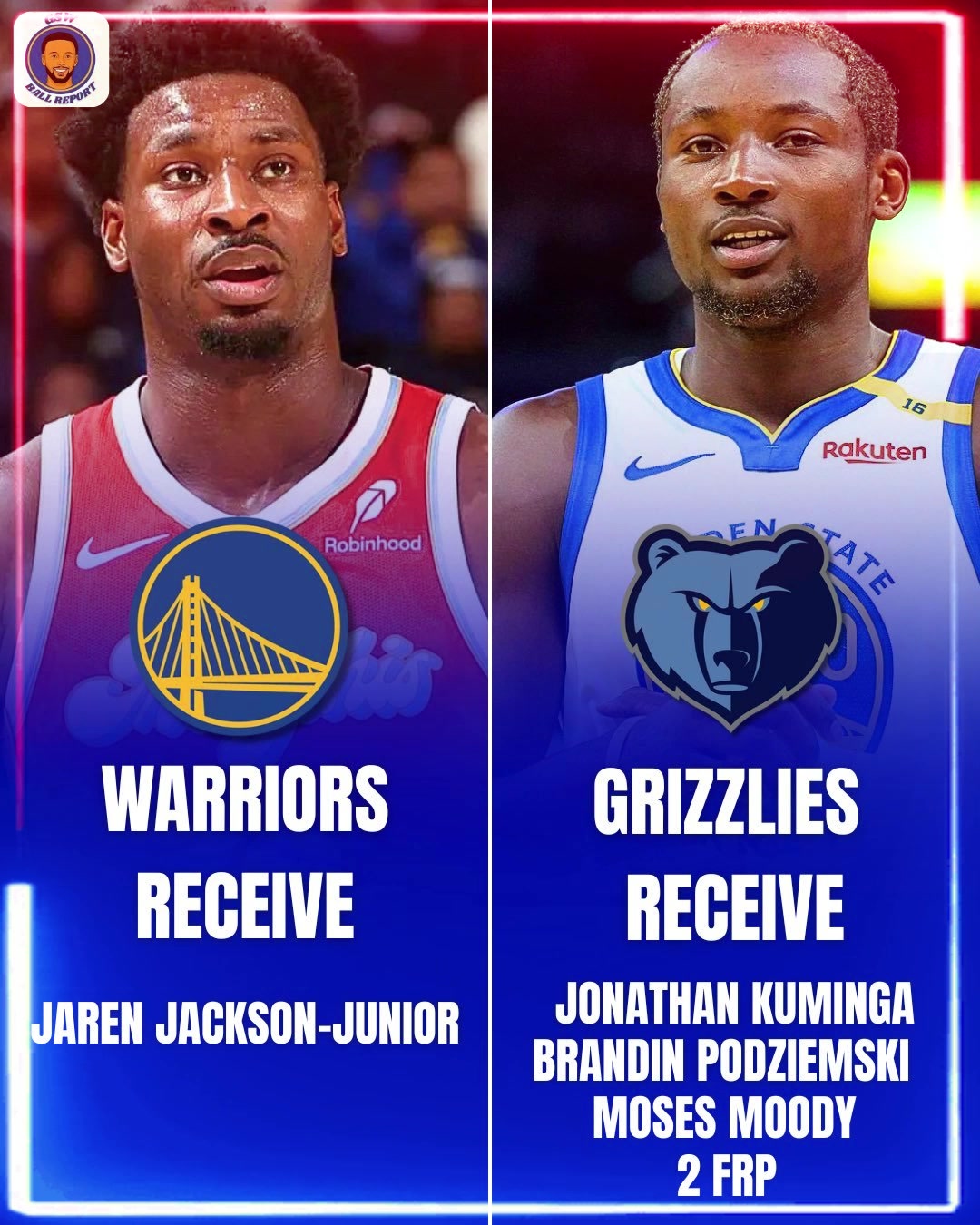 誰賺了美媒交易提案勇士得JJJ送出庫明加穆迪波杰2首輪