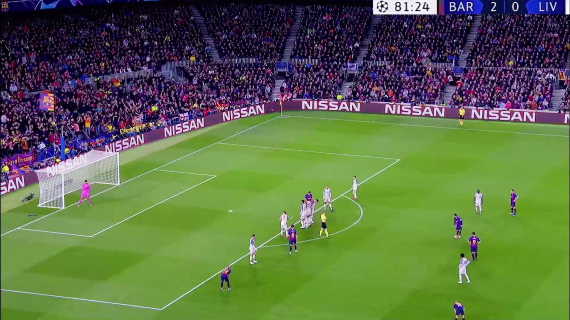 打利物浦這球是不是梅西生涯最精彩任意球詹俊直呼球王梅西