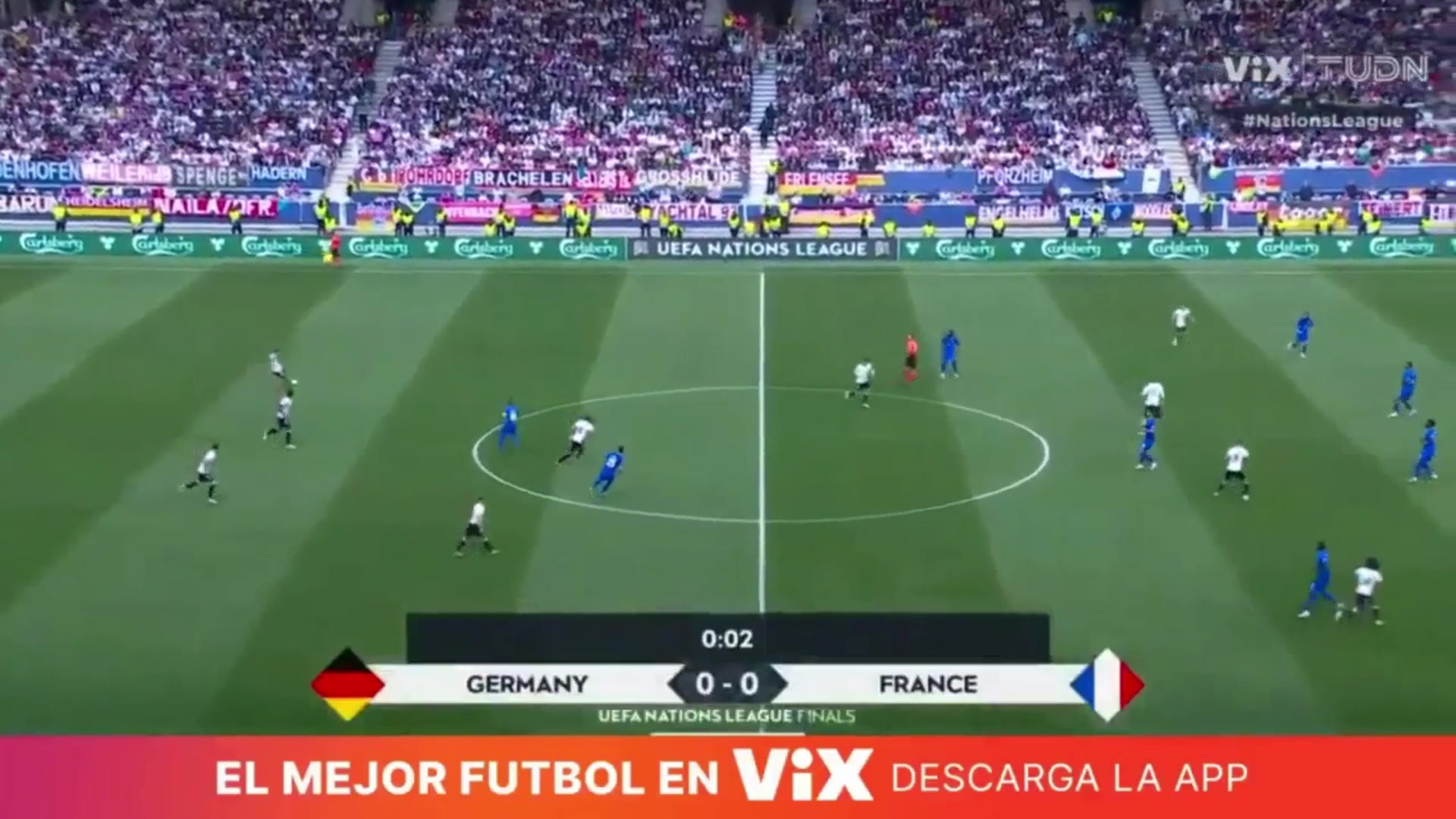 集錦歐國聯(lián)-法國2-0德國奪季軍 姆巴佩傳射奧利塞破門