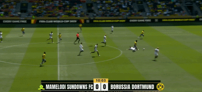 半場多特3-1，小貝林開張，吉拉西、恩梅加進球。