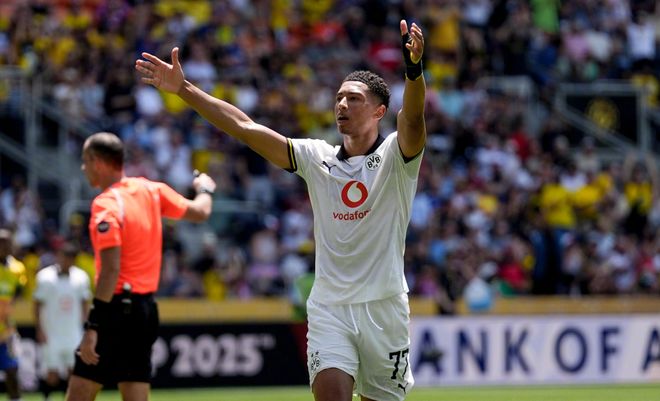 多特蒙德4-3勝南非霸主，小貝林厄姆首球，世俱杯首捷！