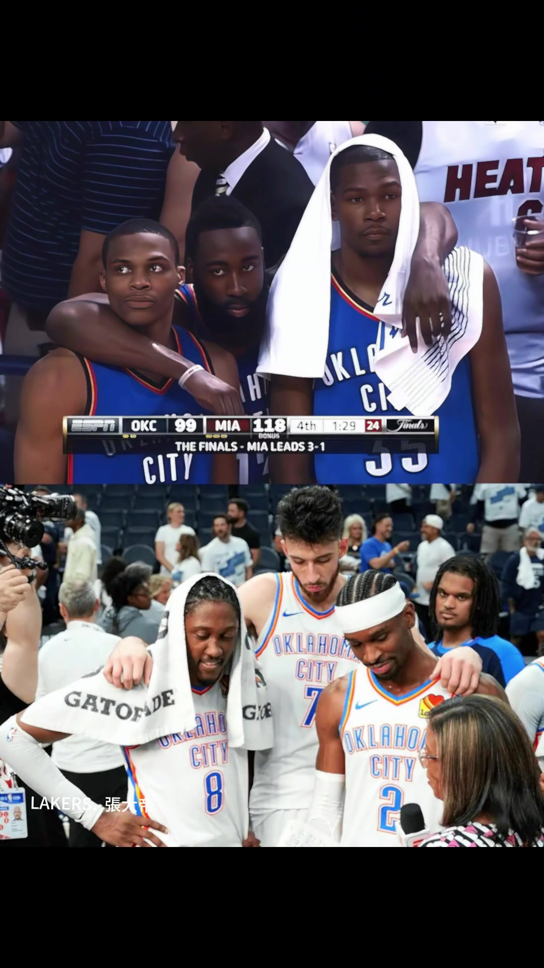 雷霆新三少率隊奪冠他們超越昔日雷霆三少了嗎