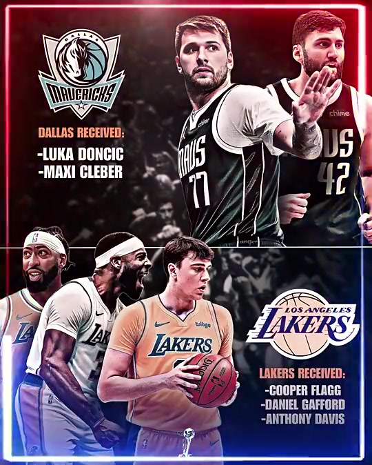 Shams說的會(huì)不會(huì)是這美媒此前湖人用077克萊伯換濃眉弗拉格加福德