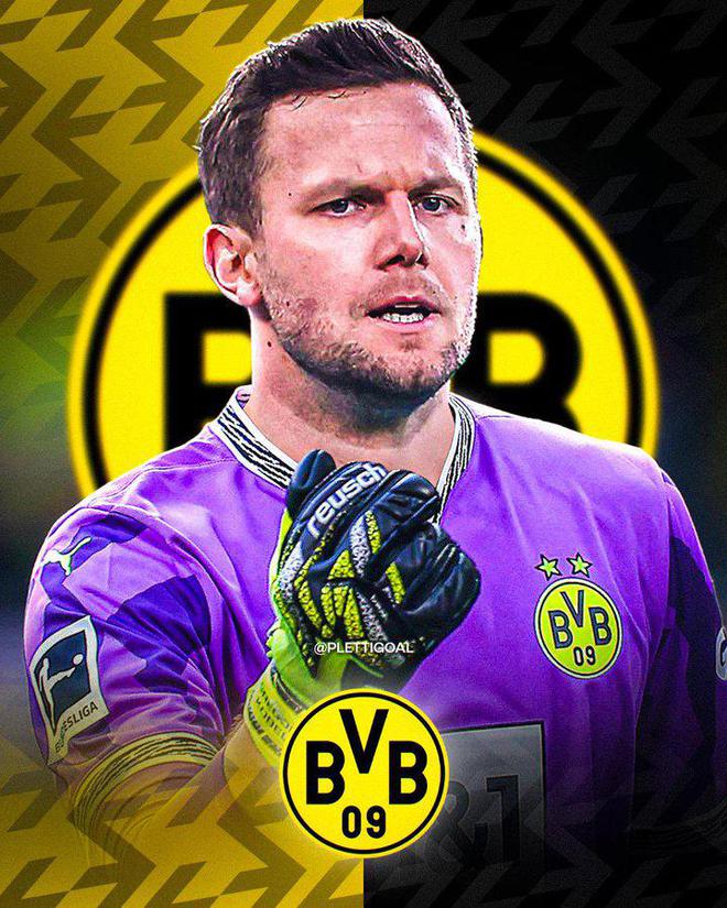 德媒：多特蒙德簽德魯維斯為替補門將，兩年合約。