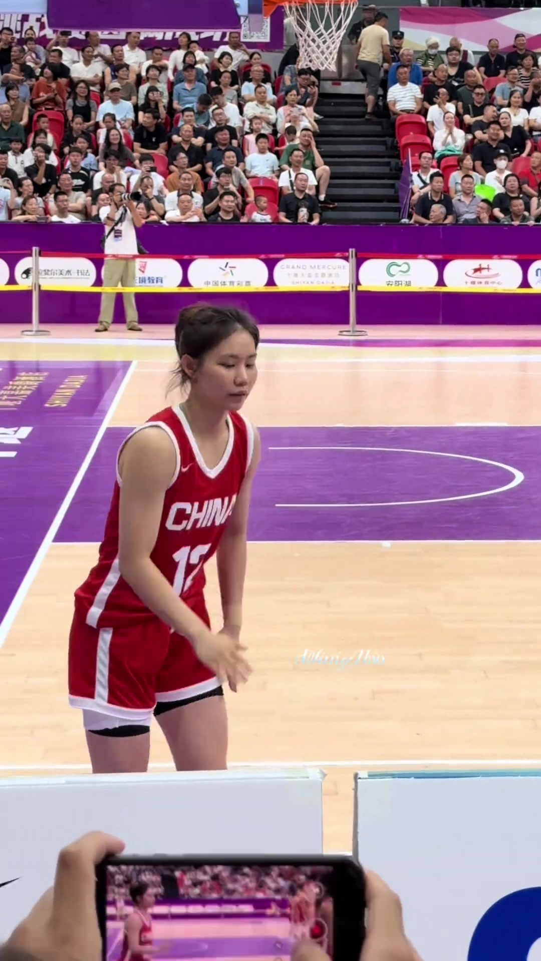 女籃青年隊(duì)的董一諾也是個(gè)高顏值美女啊