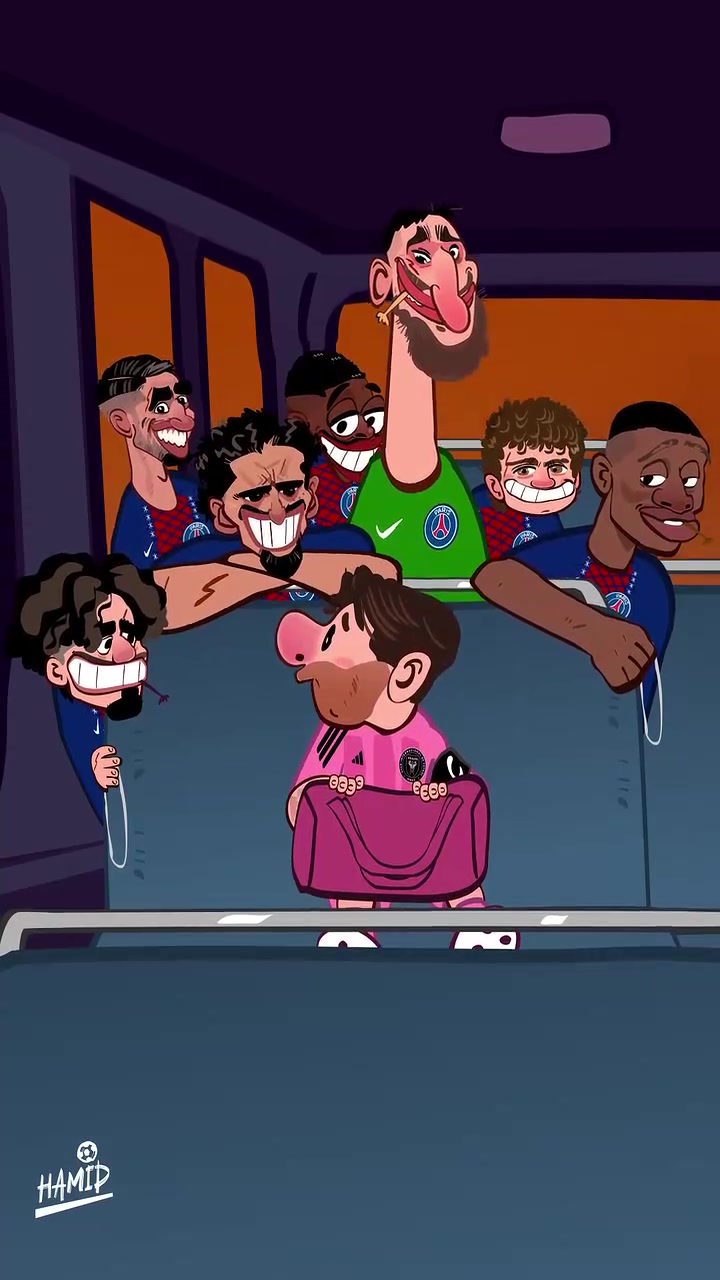 強強對話不能錯過外網(wǎng)動畫惡搞孔帕尼揮著鐮刀等著巴黎