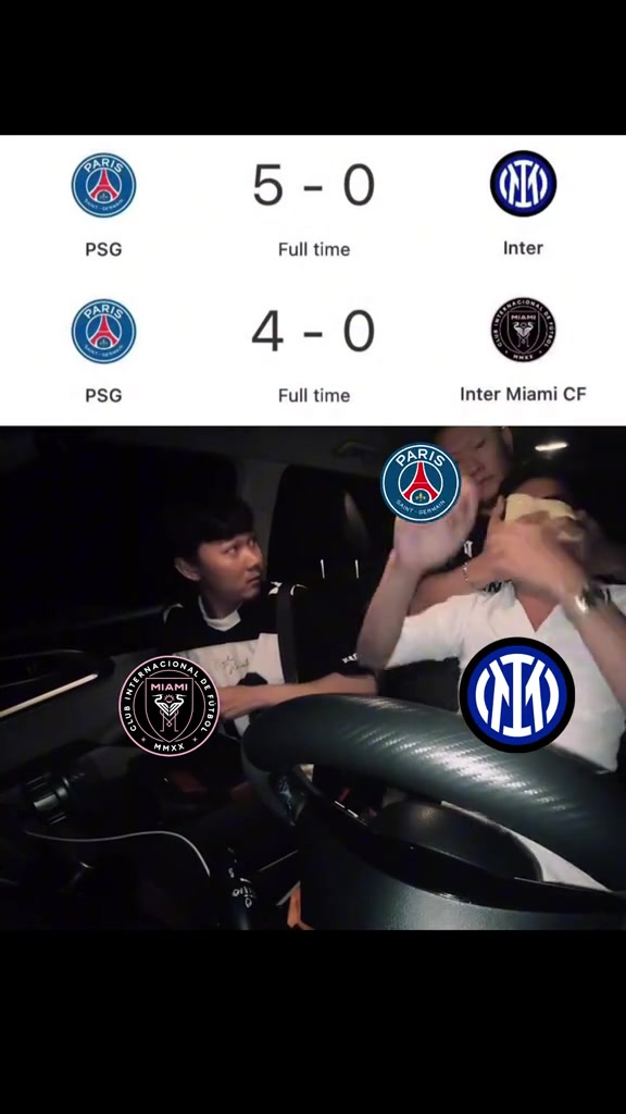 手下留情網(wǎng)友整活0-4時邁阿密國際突然想到了國米的遭遇