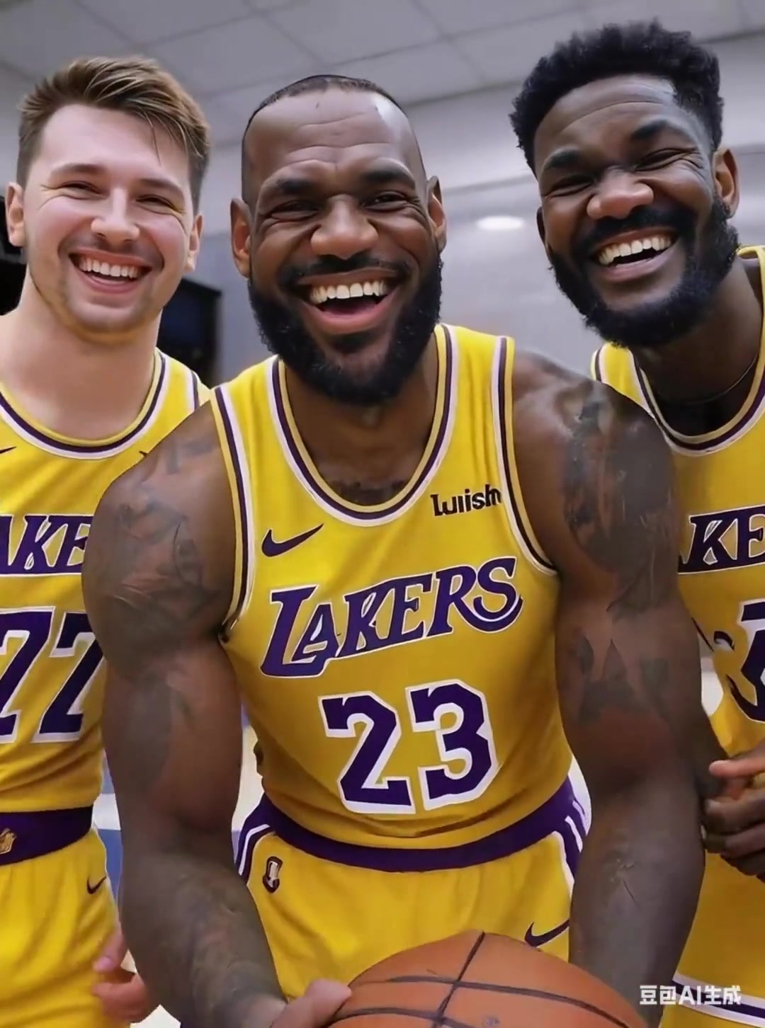 毫無違和感湖蜜已經(jīng)AI生成了詹姆斯東契奇艾頓三巨頭