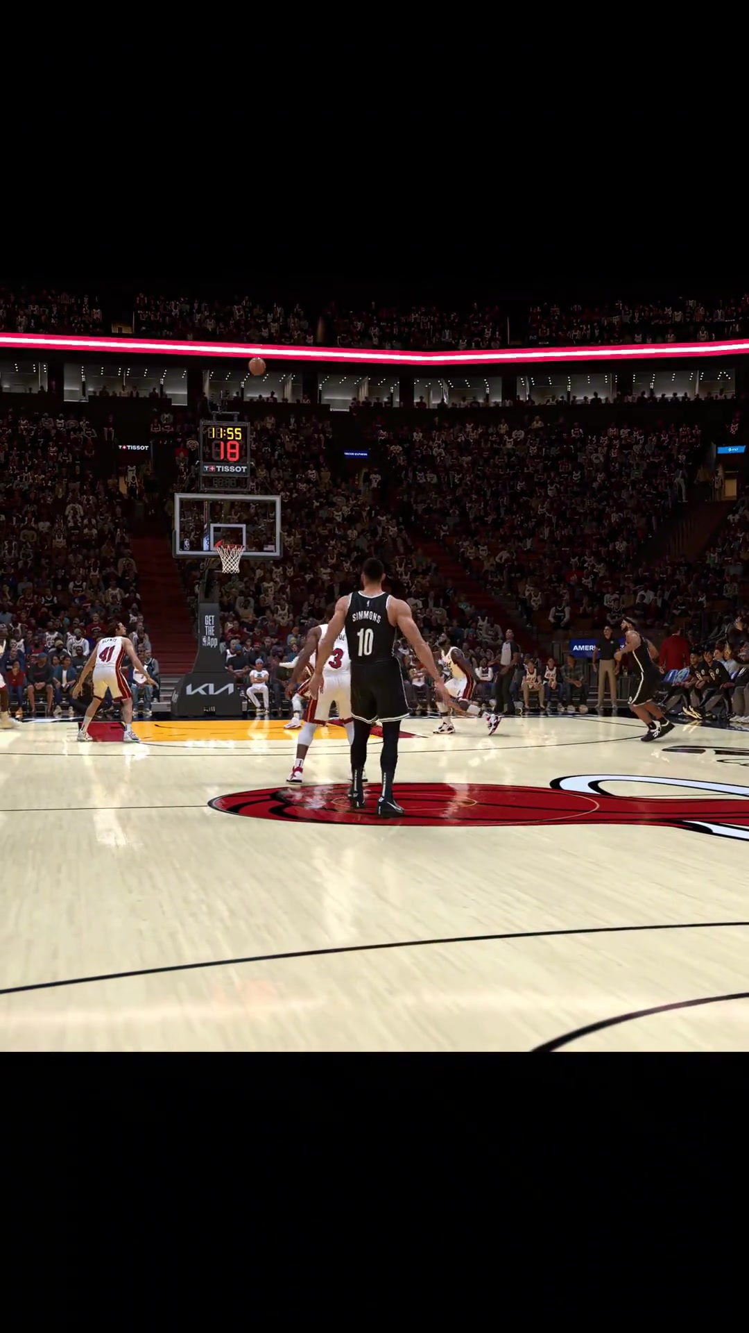 符合休賽期實(shí)力當(dāng)我不小心把西蒙斯的三分調(diào)到99