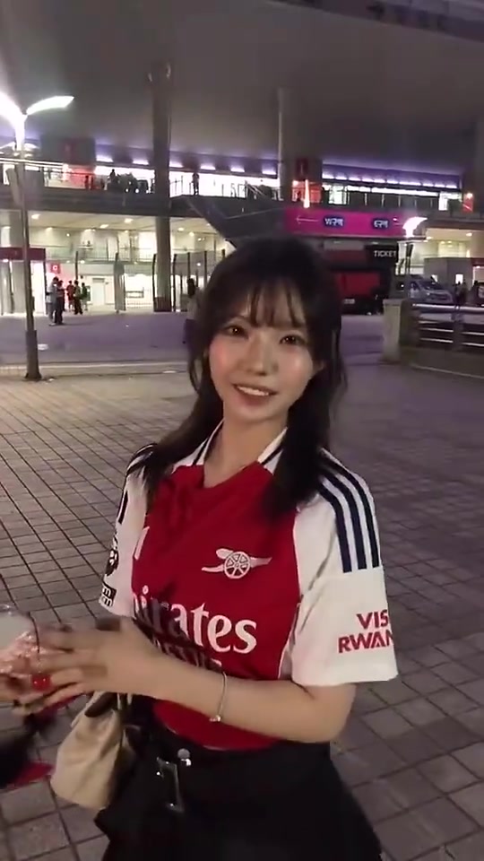真不戳阿森納的韓國(guó)美女球迷顏值這么高啊