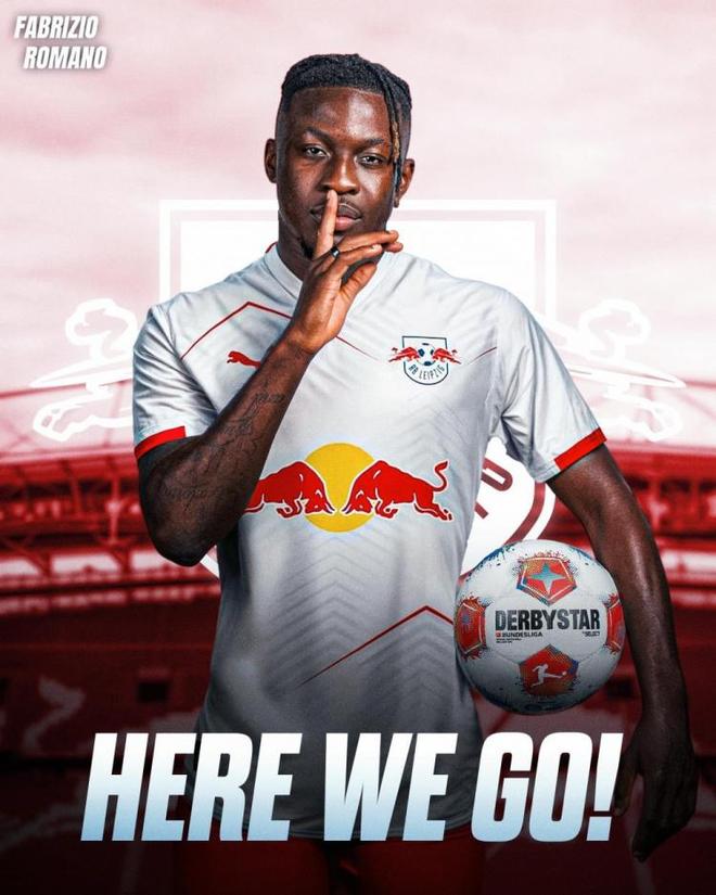 HWG: 巴卡約科加盟萊比錫，費用2200萬歐元