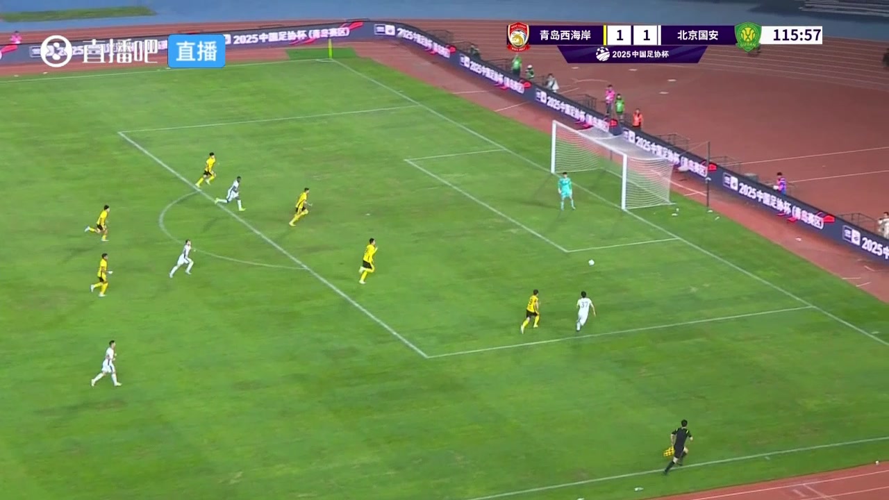 會(huì)是絕殺嗎加時(shí)曹永競(jìng)接長傳1v2抽射破門國安2-1領(lǐng)先西海岸