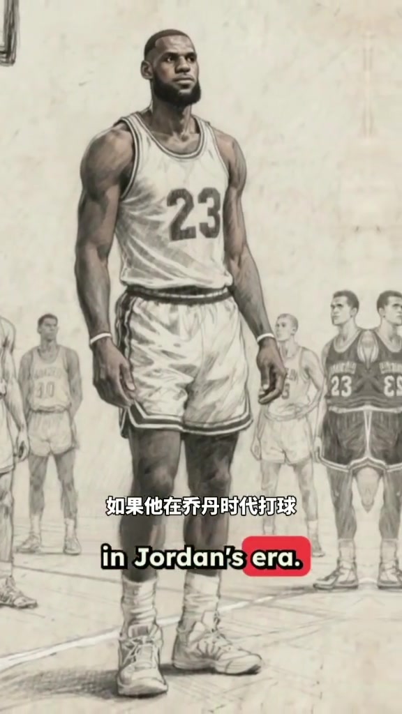 外國詹蜜設(shè)想詹姆斯在喬丹時代每晚40分三雙 可以防5個位置