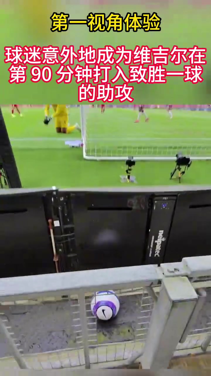 倒數(shù)第二傳這位球迷意外地成為范迪克打進(jìn)頭球的參與者