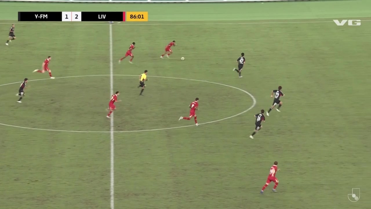 滿滿的天賦16歲恩古莫哈奔襲一條龍建功利物浦3-1領(lǐng)先