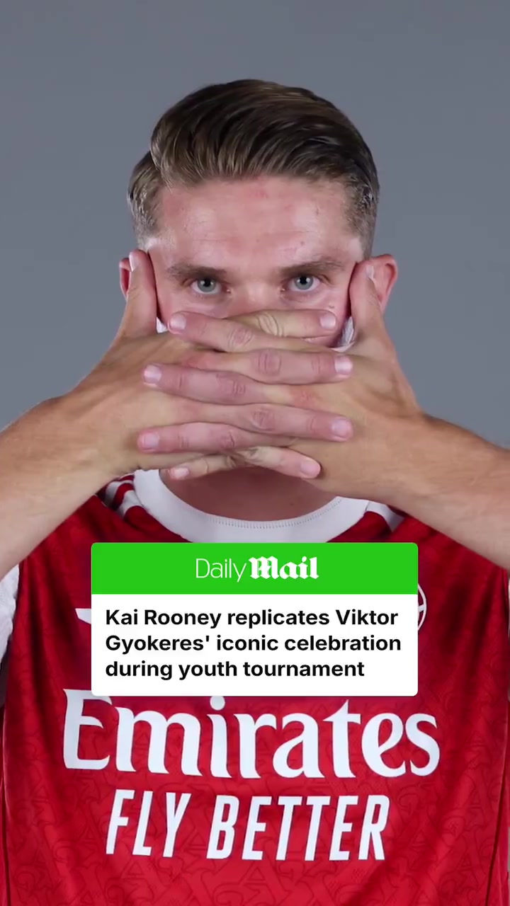 迷弟1魯尼兒子在曼聯(lián)U16進球后做出約克雷斯同款慶祝