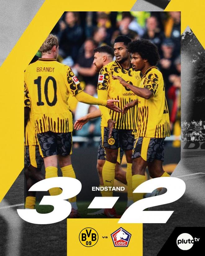 多特3-2勝里爾，熱身賽二連勝