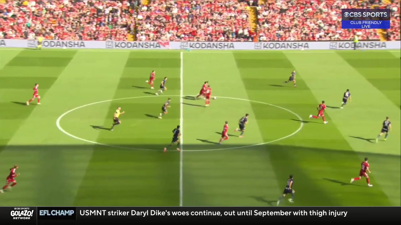 利物浦天才16歲小將恩古莫哈中場一條龍世界波破門