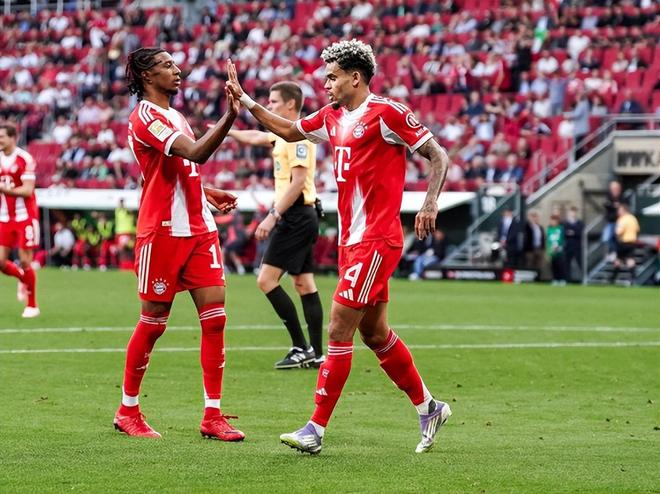 3:2勝，迪亞斯連場，凱恩雙助攻4場8球，拜仁4連勝。