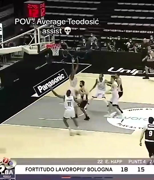 單論傳球的騷氣程度特奧多西奇真的一點也不輸東契奇