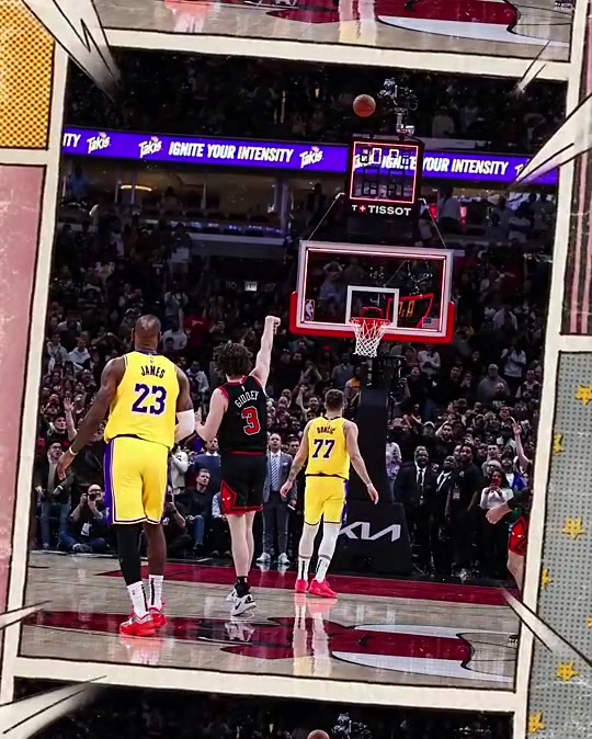 人生巔峰一幕詹姆斯東契奇目送吉迪超遠三分絕殺