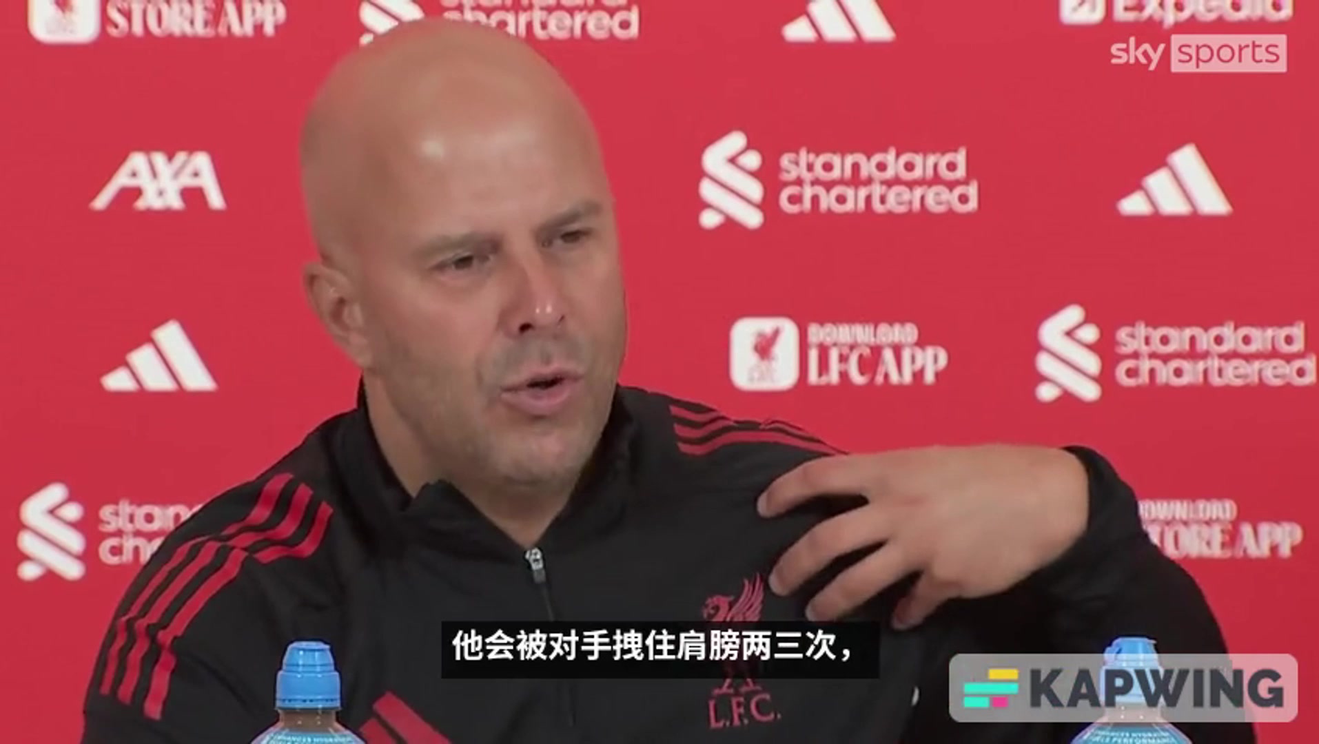 斯洛特如果我們有歐冠那位裁判就不會(huì)輸給水晶宮了