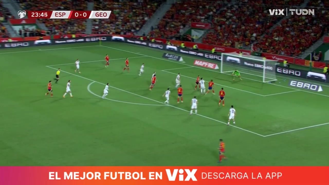 西班牙主場(chǎng)1-0領(lǐng)先佩德里挑傳策動(dòng)勒諾爾芒助攻皮諾破門