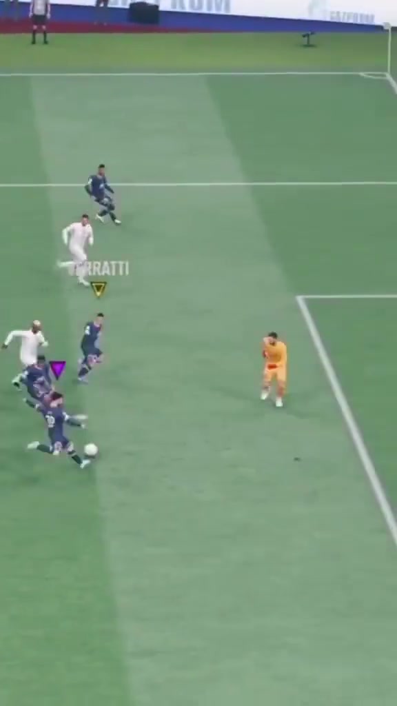 這倆關系是真好啊名場面姆巴佩游戲中用梅西打進一球