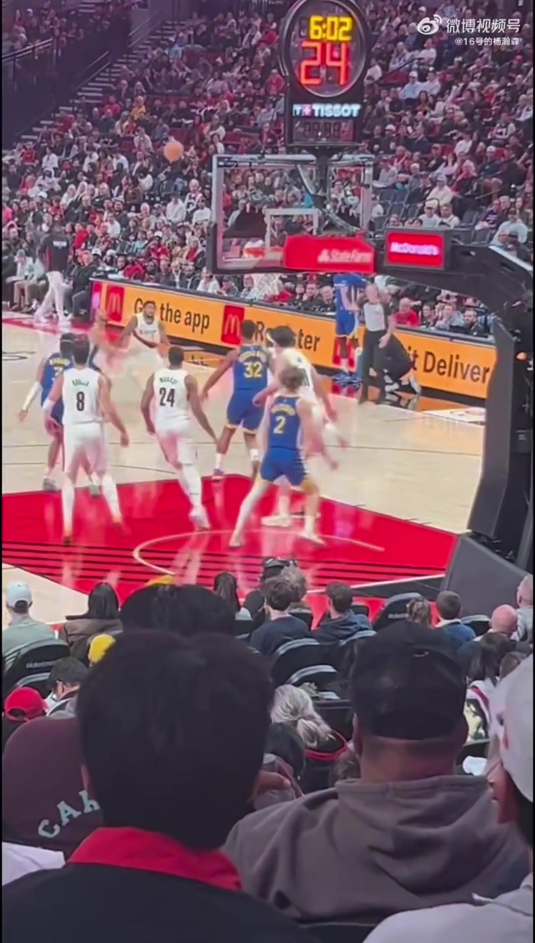 基本功第四節(jié)楊瀚森體力嚴重下降防守移動緩慢但依舊沒失位