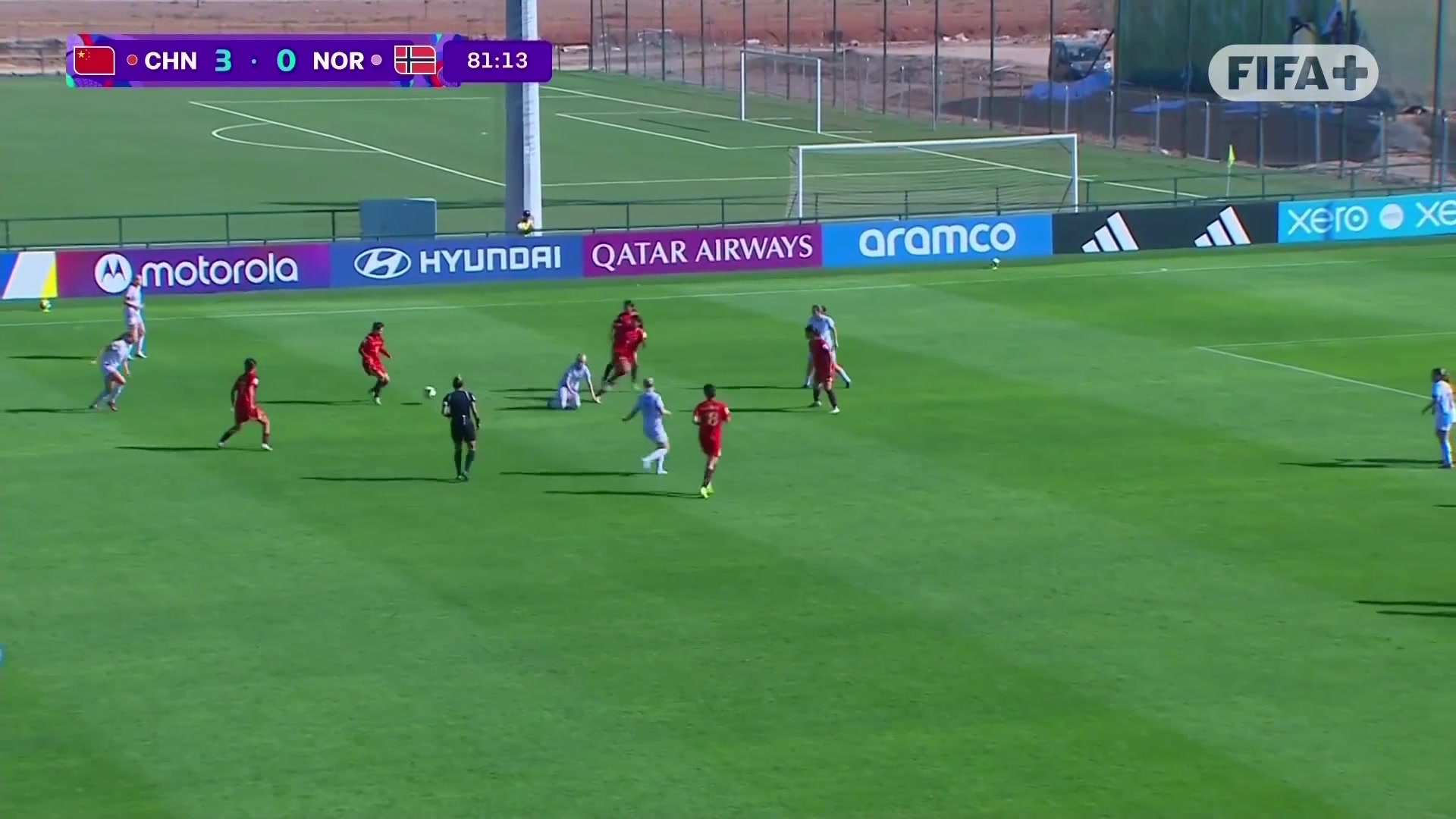 太強(qiáng)了?方珍珠單刀破門U17中國女足4-0領(lǐng)先挪威