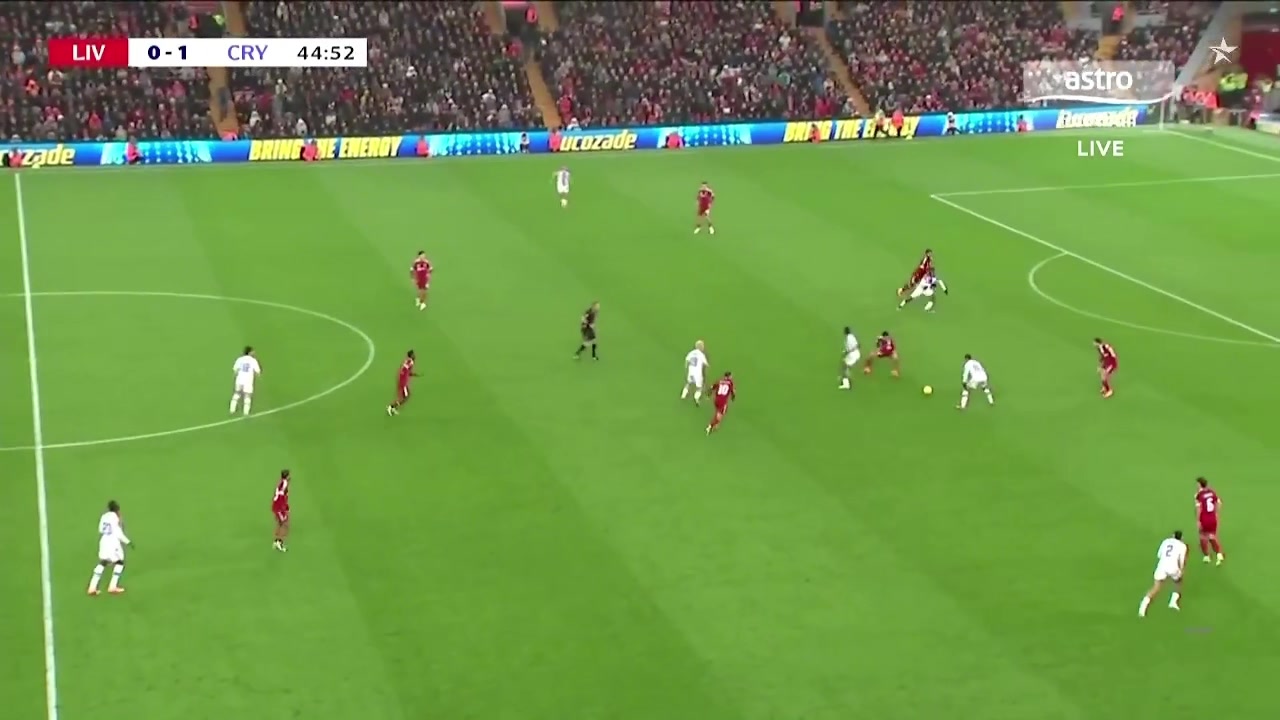 0-2落后水晶宮行云流水配合打穿利物浦防線薩爾梅開(kāi)二度